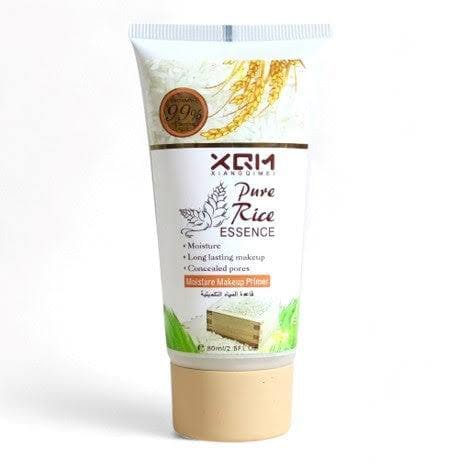 XQM Pure Rice Moisture Makeup Primer | 99% Hydrating Acid | Pore Concealing | Long Lasting Makeup Base | 80ml